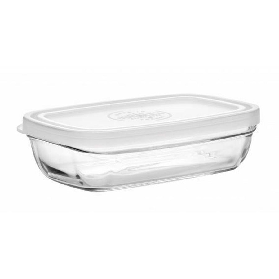 Lunchbox Freshbox Durchsichtig mit Deckel rechteckig (15 cm)