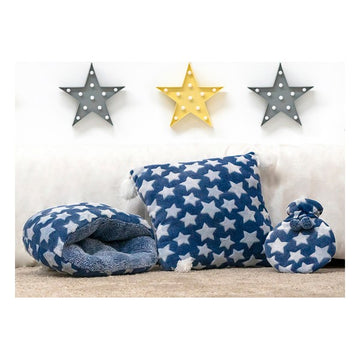 Satz Kissen Wärmflasche Fußwärmer Blau (3 pcs)