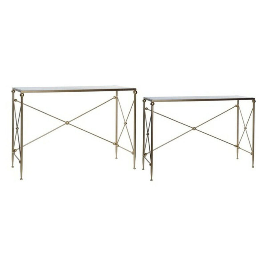 Konsole DKD Home Decor MB-157941 Gold Metall Marmor (119 x 33 x 80 cm)