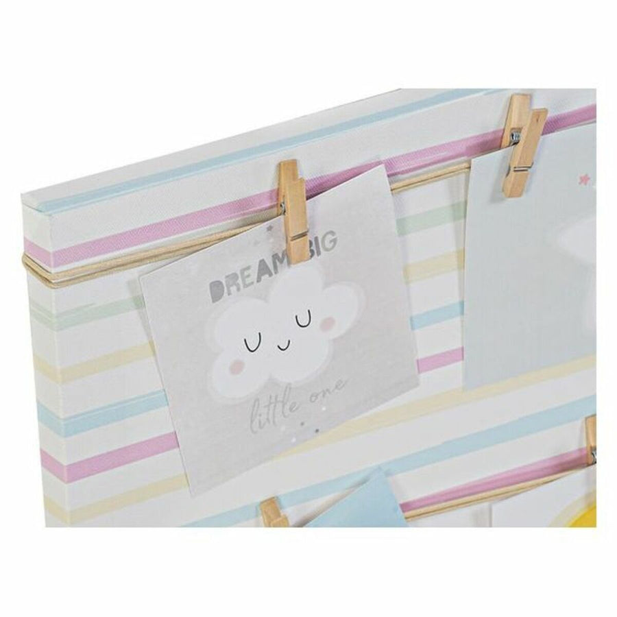 Fotorahmen DKD Home Decor Sunshine Leinwand Bunt Baby (50 x 2 x 50 cm)