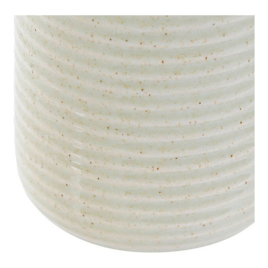 Zahnbürstenhalter DKD Home Decor grün Steingut (7.5 x 7.5 x 10.5 cm)
