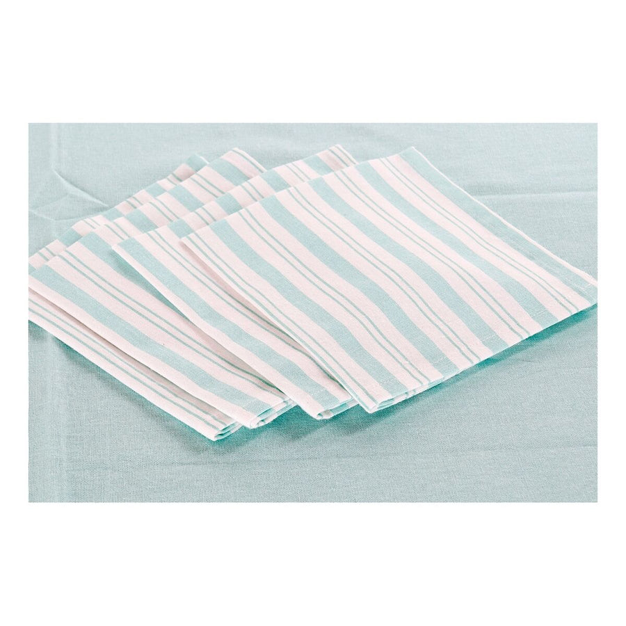 Tischdecke und Servietten DKD Home Decor 8424001736416 grün (150 x 1 x 150 cm) (5 pcs)