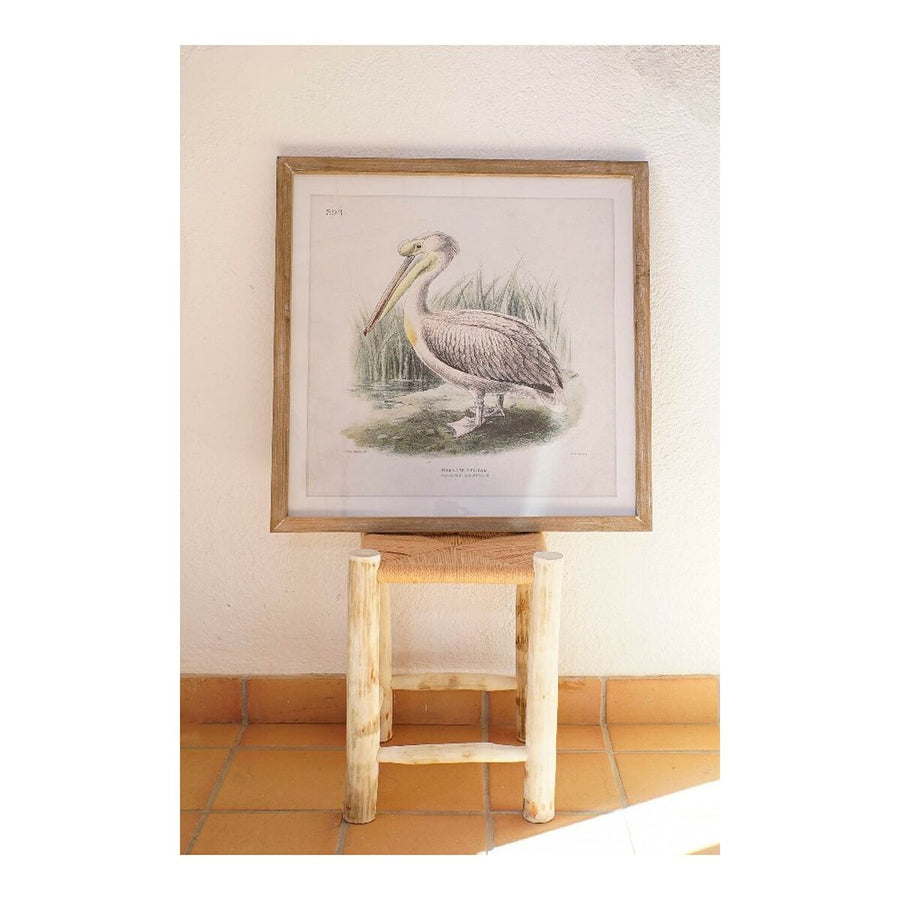 Bild DKD Home Decor Pelican Fugl (2 Stück) (60 x 2 x 60 cm)