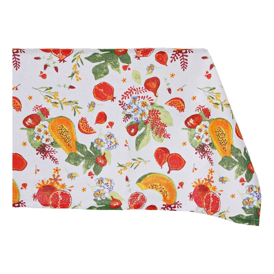 Tischdecke und Servietten DKD Home Decor LC-179877 Papaya Bunt (150 x 250 x 0,5 cm) (9 pcs)