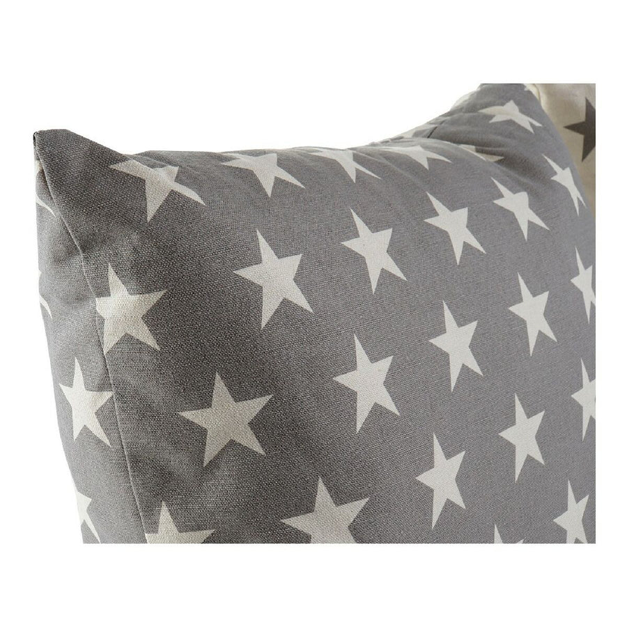 Kissen DKD Home Decor Beige Braun Polyester Baumwolle Aluminium (60 x 10 x 60 cm) (2 Stück)