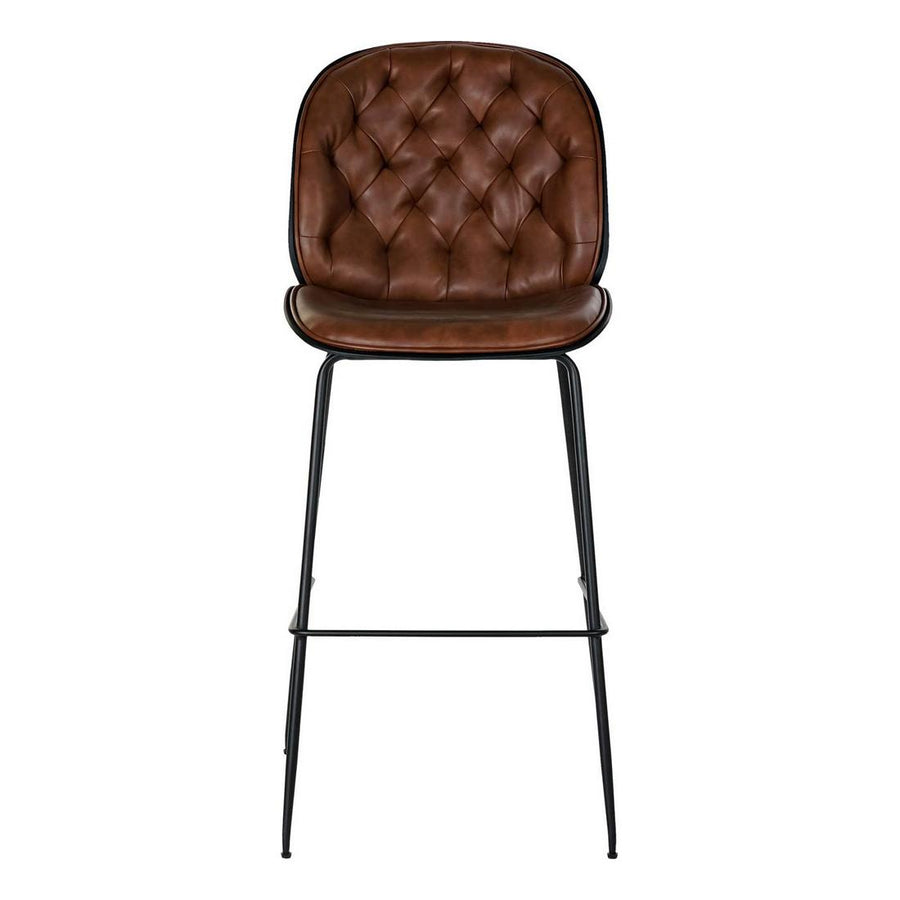 Hocker DKD Home Decor Braun Schwarz Polyurethan Metall (51 x 53 x 114 cm)