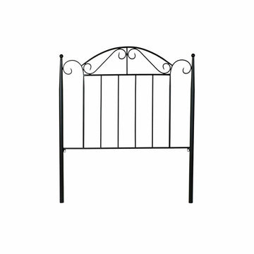 Kopfende des Betts DKD Home Decor Schwarz schmiedeeisern (99 x 3 x 119 cm)