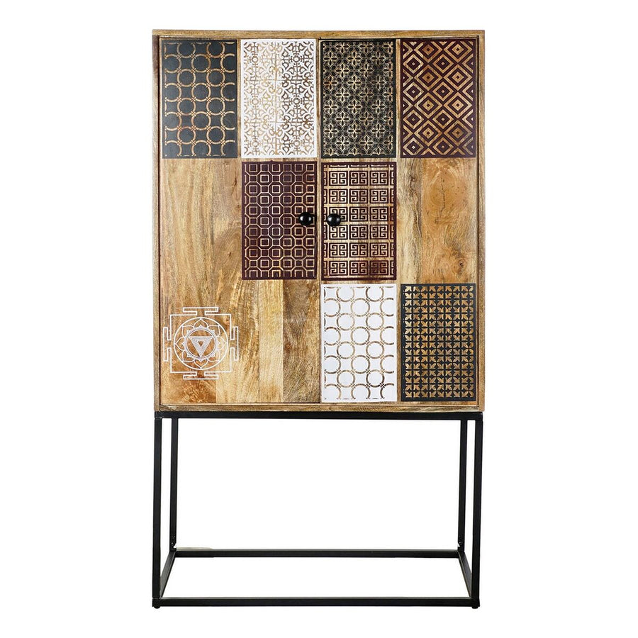 Anrichte DKD Home Decor Metall Mango-Holz (84 x 43 x 151 cm)