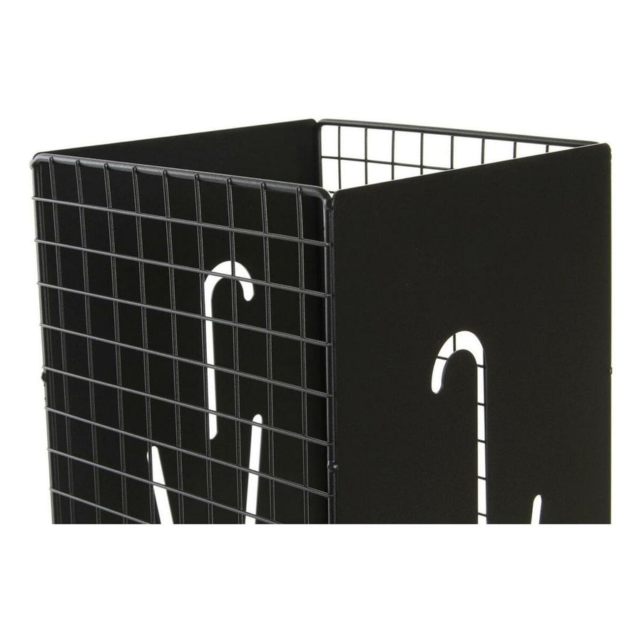 Regenschirmständer DKD Home Decor Schwarz Metall Weiß (19.5 x 20 x 47.5 cm) (2 pcs)