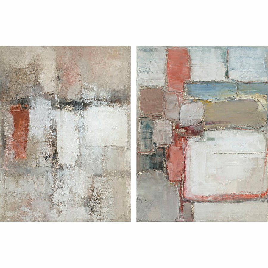 Bild DKD Home Decor abstrakt Moderne (90 x 2,4 x 120 cm) (2 Stück)