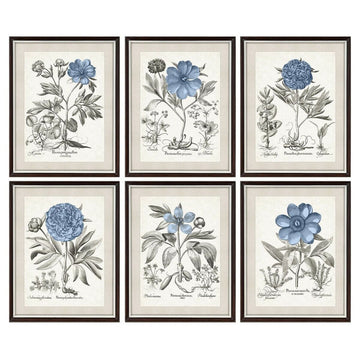 Bild DKD Home Decor Blomster Moderne (6 Stück) (50 x 2 x 65 cm)