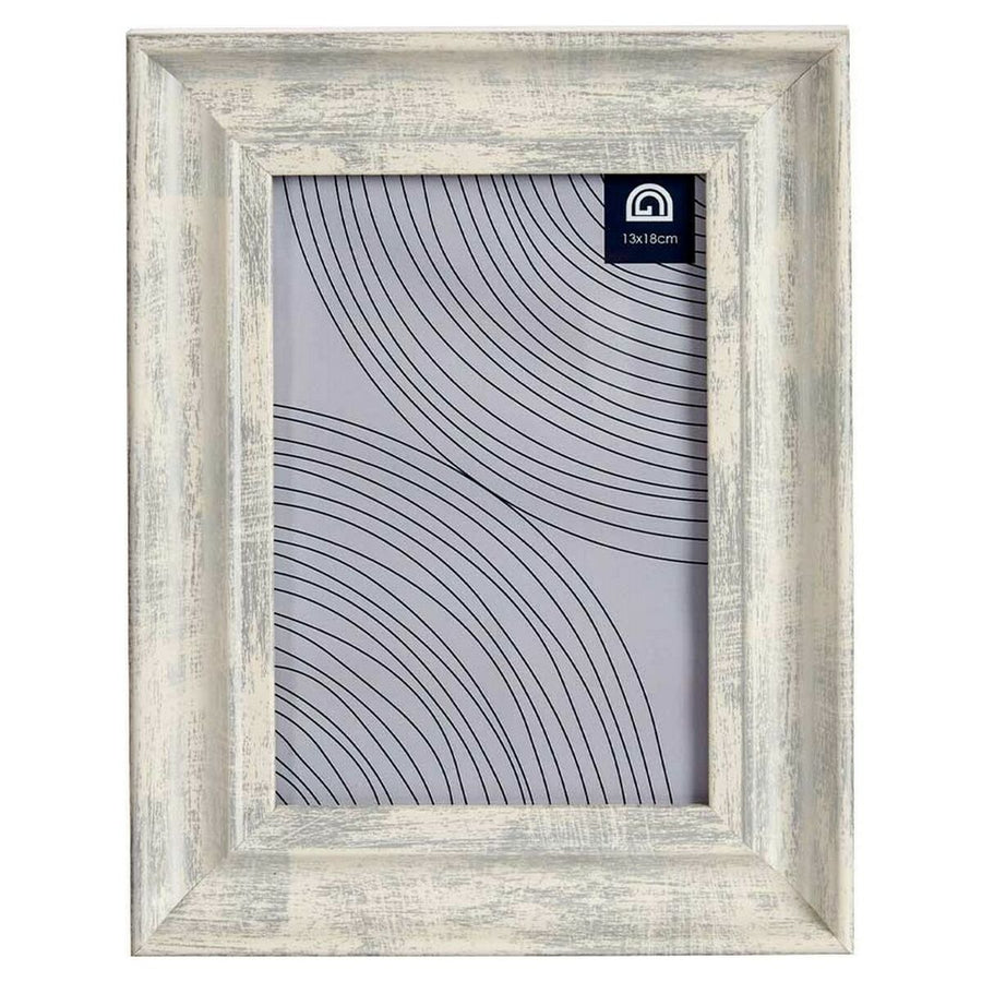 Fotorahmen Grau Kristall Holz Kunststoff (19 x 2 x 24 cm)
