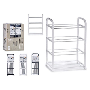 Schuhschrank 8 Paar Metall (19 x 56 x 42,5 cm)