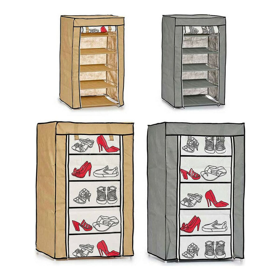 Schuhschrank Stoff (7 x 29 x 56,5 cm)