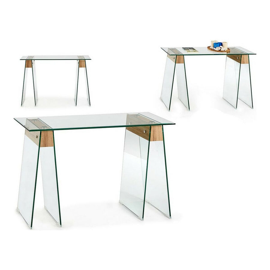 Eingangsbereich Holz Glas (40 x 75 x 120 cm)