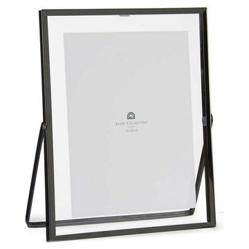 Fotorahmen Double Schwarz Metall Glas (20,5 x 1 x 25,2 cm) (15 x 20 cm)