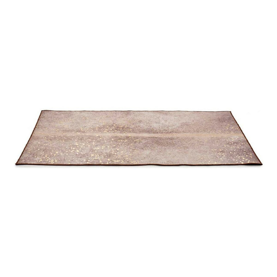 Teppich Braun Weiß Polyester