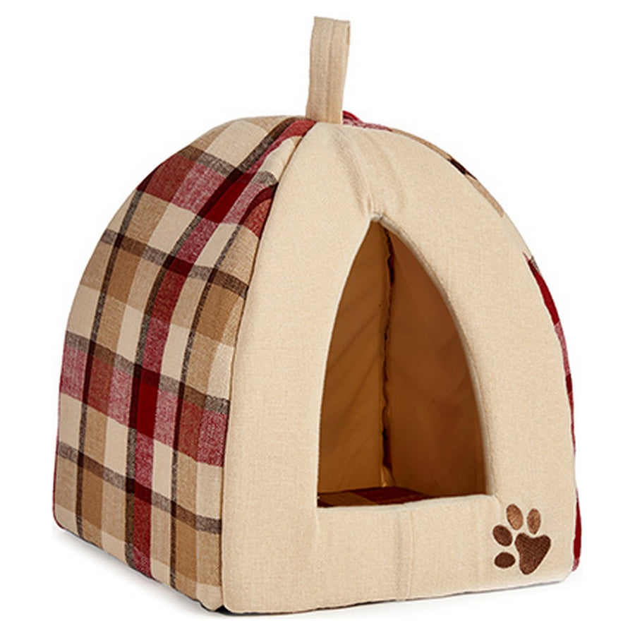 Hundebett Kariert (33 x 45 x 33 cm)