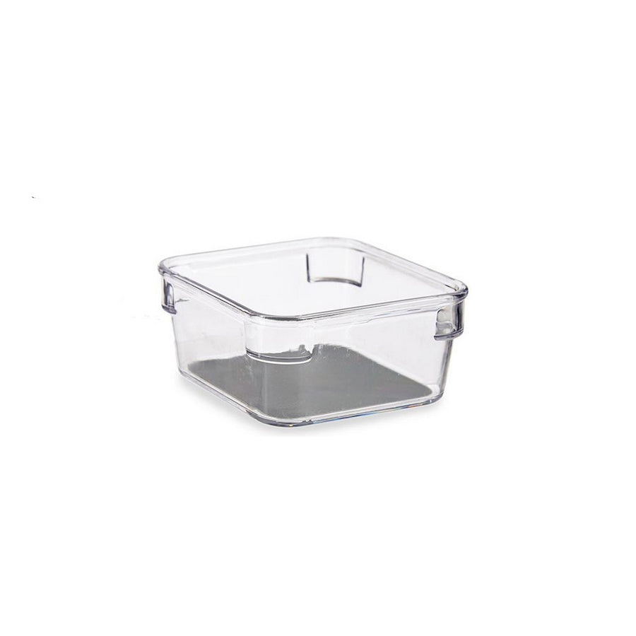 Schubladen-Organizer Grau Durchsichtig Kunststoff Silikon (9,3 x 4,5 x 9,3 cm)