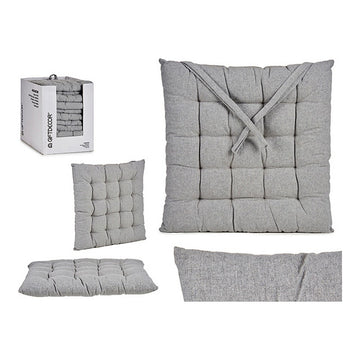 Stuhl-Kissen Grau (40 x 6 x 40 cm) (1 uds)