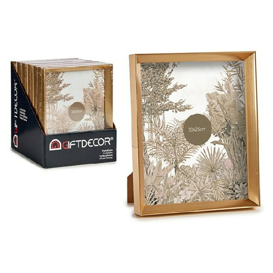 Fotorahmen Gold Golden Kunststoff Glas (20 x 25 cm)