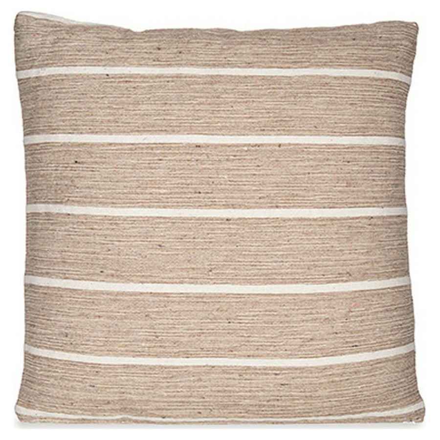 Kissen Streifen Grau Braun (45 x 12 x 45 cm)