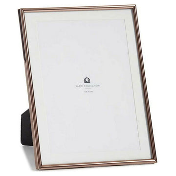 Fotorahmen Kupfer Kristall Stahl (13 x 23 x 18,4 cm)