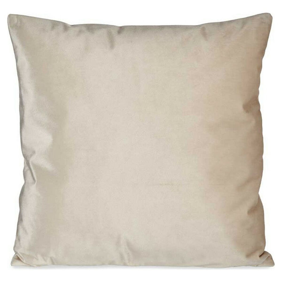 Kissen Polyester Samt Elfenbein (45 x 13 x 45 cm)