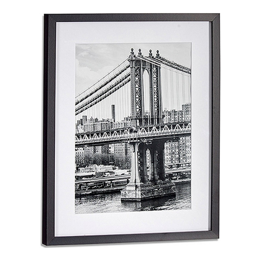 Bild Brücke Schwarz Holz (43 x 2 x 53 cm)
