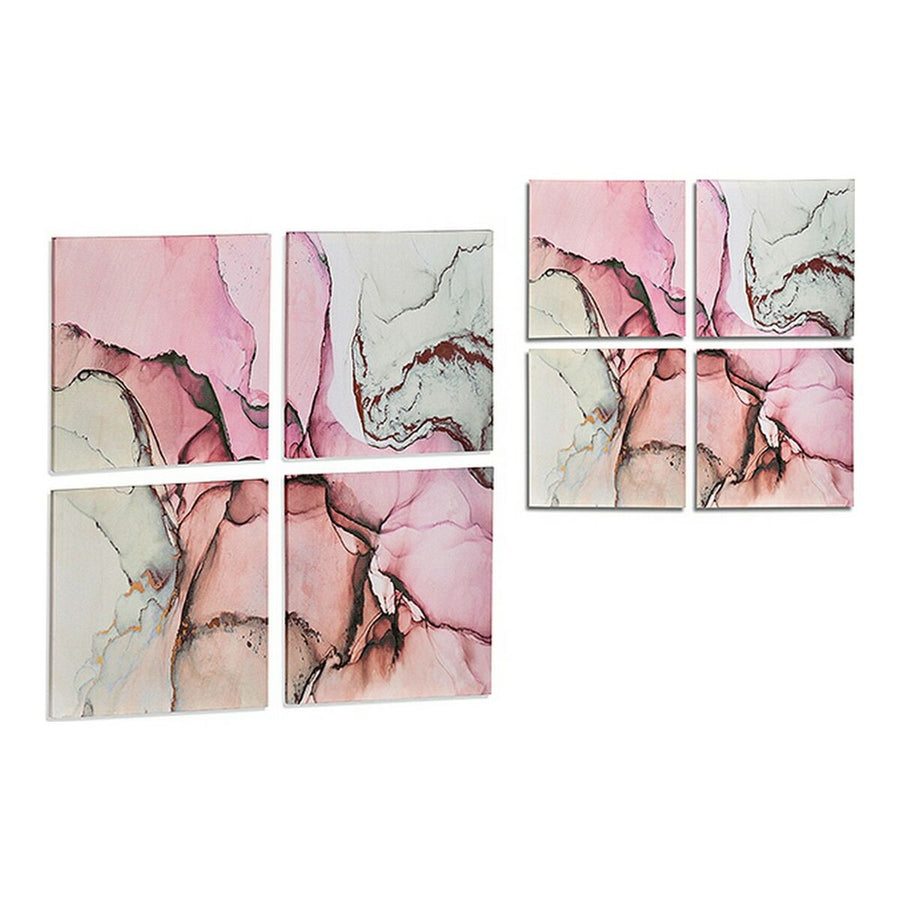Bild Leinwand Blomster Marmor (4 Stücke)