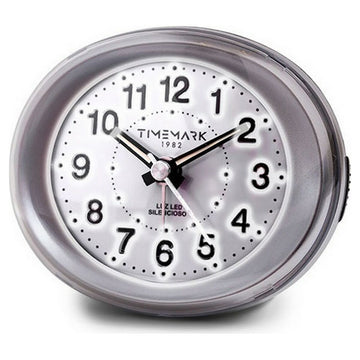 Analoger Wecker Timemark Silberfarben (9 x 9 x 5,5 cm)