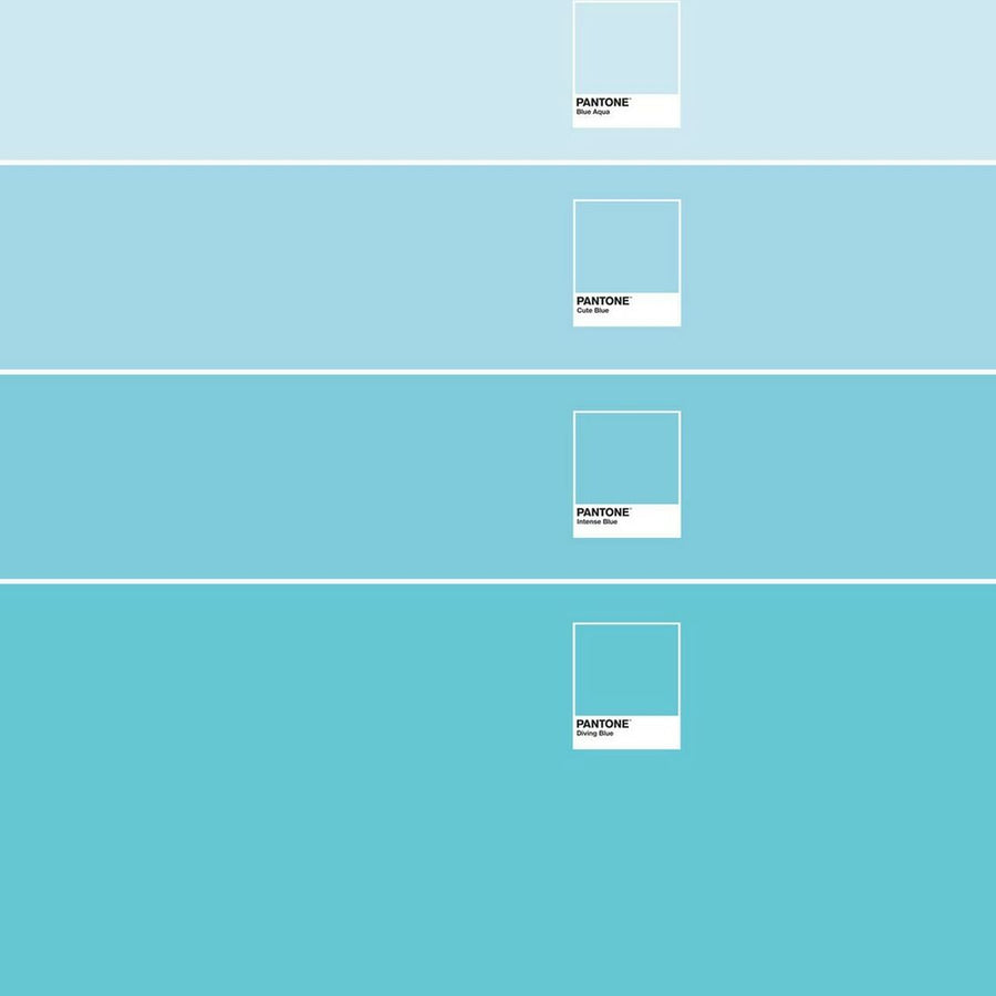 Steppdecke Ombre Pantone
