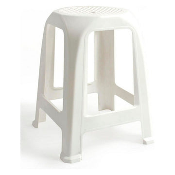 Hocker Aroa Kunststoff Weiß (26 x 26 x 47 cm)