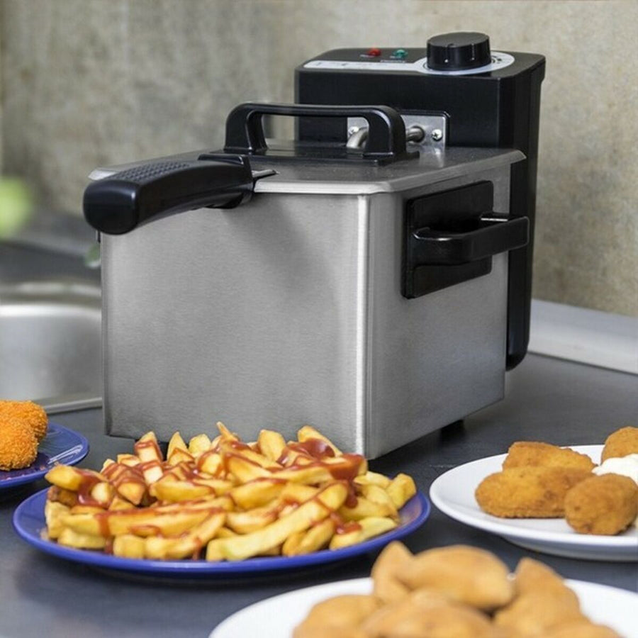 Fritteuse Cecotec Cleanfry 1,5 L 1000W Rostfreier stahl