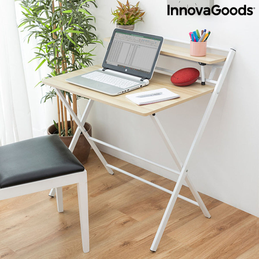 Klappbarer Schreibtisch mit Ablage Tablezy InnovaGoods
