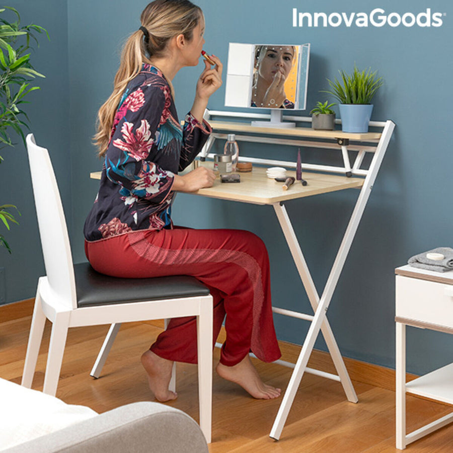 Klappbarer Schreibtisch mit Ablage Tablezy InnovaGoods