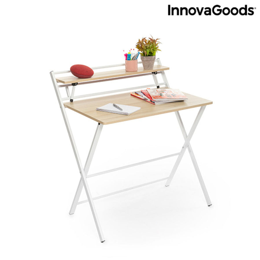 Klappbarer Schreibtisch mit Ablage Tablezy InnovaGoods