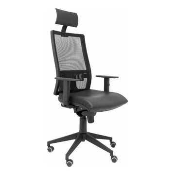 Bürostuhl mit Kopfstütze Horna  P&C 10SSPNE Schwarz