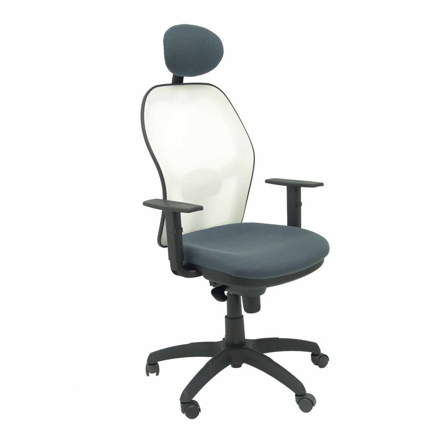 Bürostuhl mit Kopfstütze Jorquera P&C ALI600C Dunkelgrau