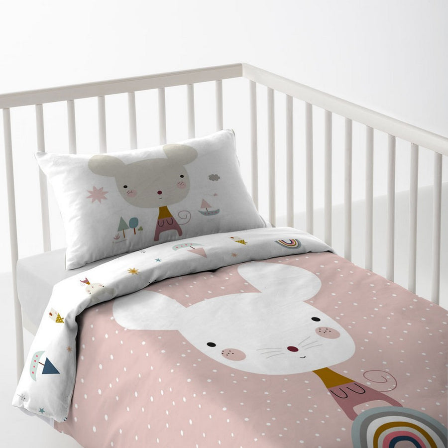 Bettdeckenbezug Haciendo el Indio Magic Dragon Reversibel 80 cm Babybett (115 x 145 + 20 cm)