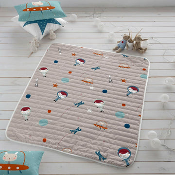 Steppdecke Haciendo el Indio Planet (100 x 130 cm) (60/80 cm Babybett)