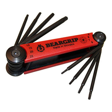 Schlüsselsatz Beargrip 6, 7, 8, 9, 19, 15, 20, 25 mm (8 pcs)